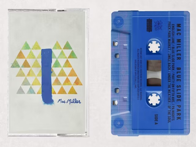 Mac Miller - Blue Slide Park (Indie Exclusive, Limited Edition, Blue Colored Tape) - Cassette