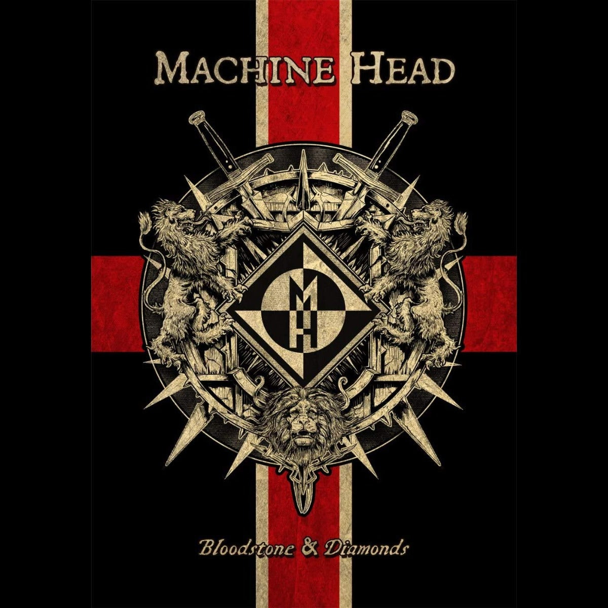 Machine Head - Bloodstone & Diamonds (10th Anniversary) (Limited Edition, Clear, Black, Red & Gold Splatter Colored Vinyl) (2 Lp's) - Vinyl