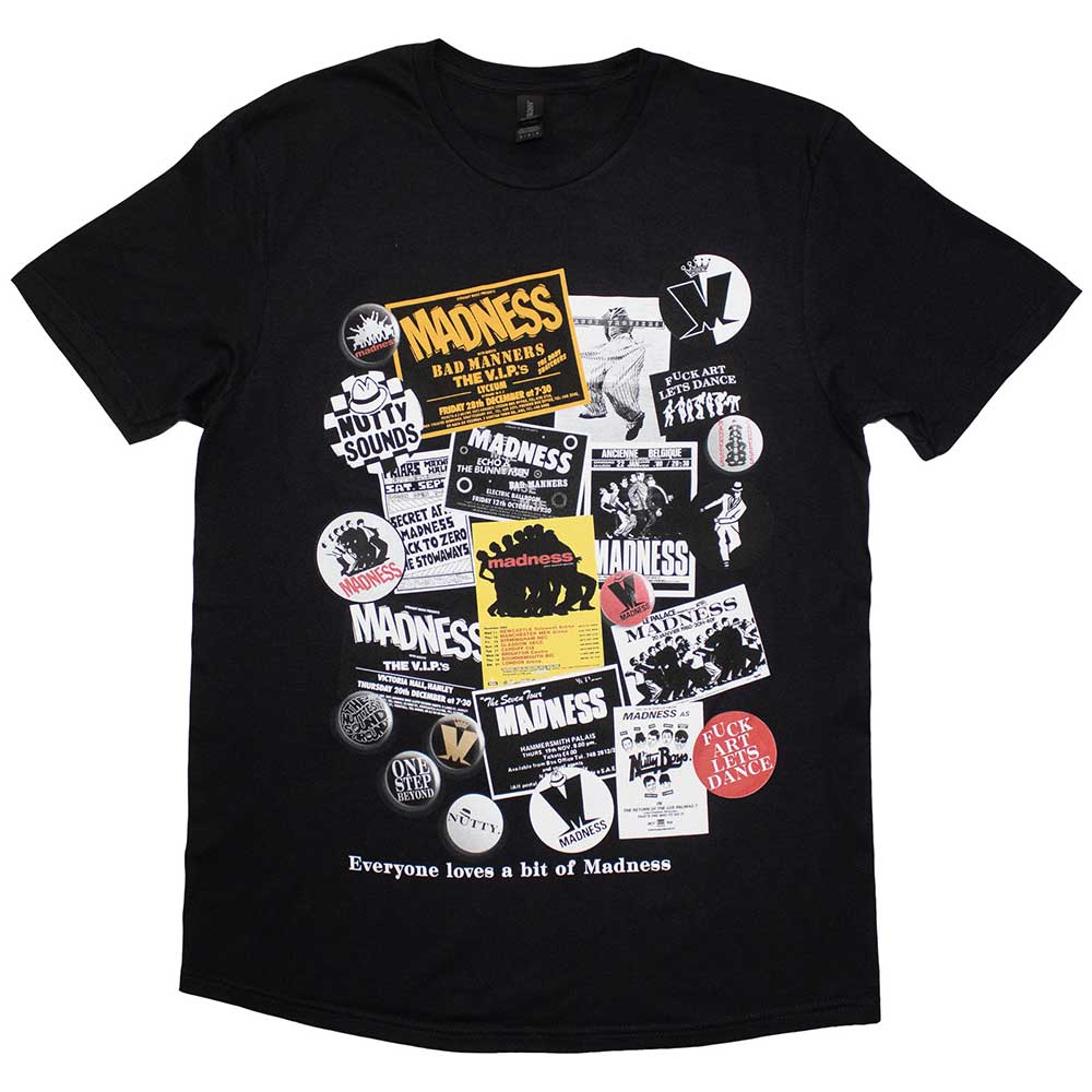 Madness - Posters & Stickers - Black