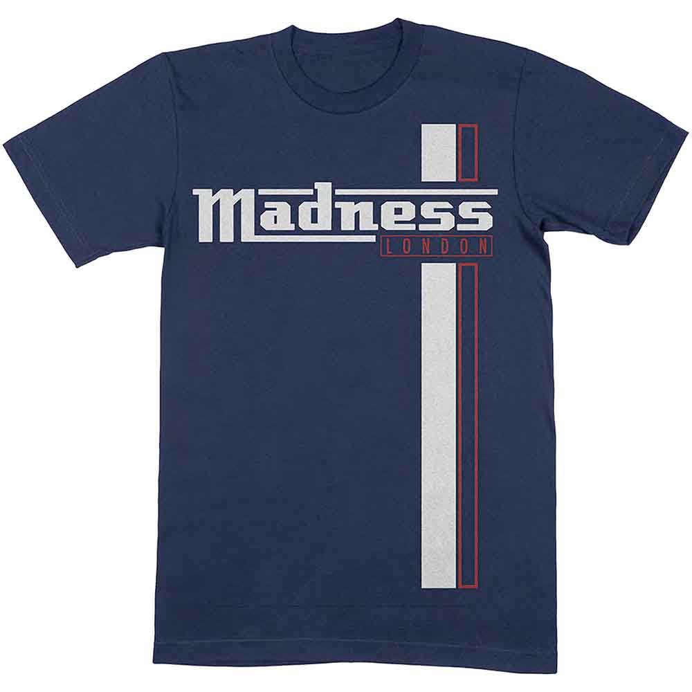 Madness - Stripes - T-Shirt Blue