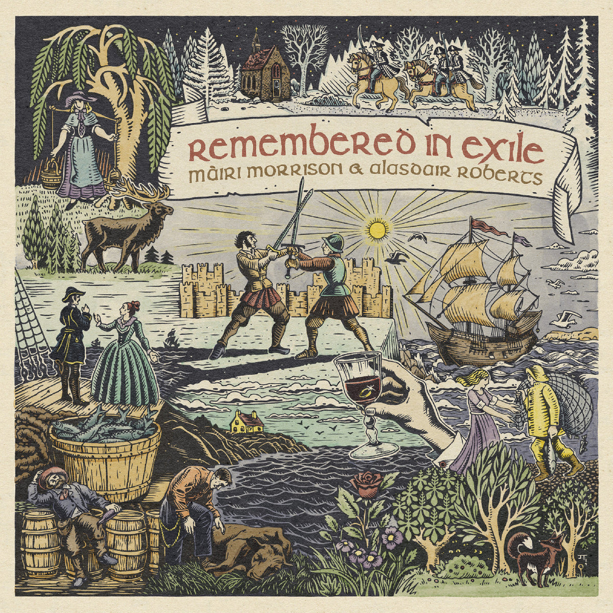 Mairi & Alasdair Roberts With Pete Johnston & Frie - Remembered In Exile: Songs And Ballads From Nova Scotia - Vinyl
