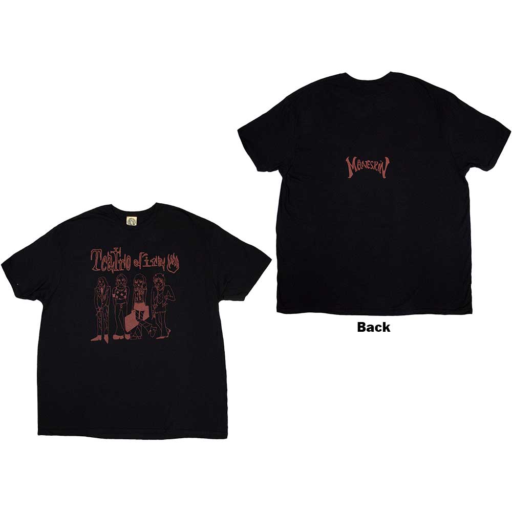 Maneskin - Teatro d'ira Doodles - T-Shirt Black