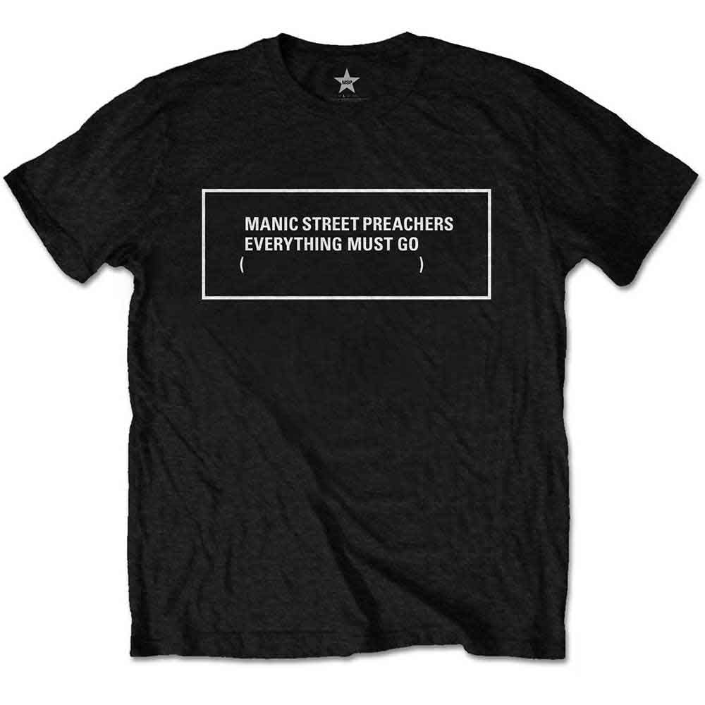 Manic Street Preachers - Everything Must Go Monochrome - T-Shirt Black