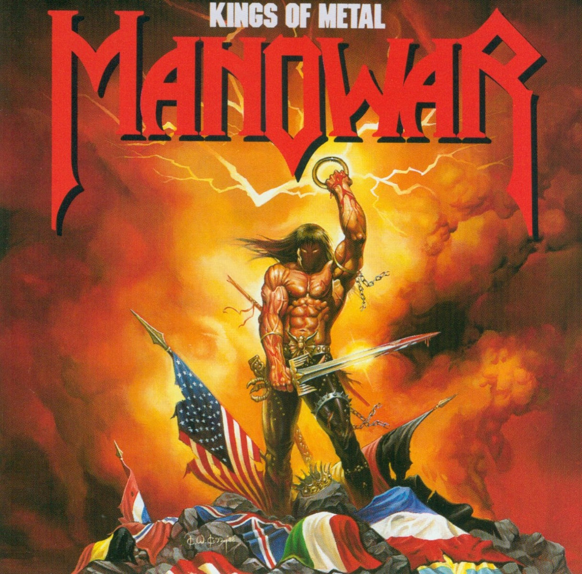 Manowar - Kings Of Metal (Limited Edition, Transparent Blue Colored Vinyl) [Import] - Vinyl