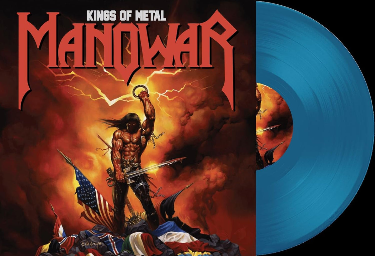 Manowar - Kings Of Metal (Limited Edition, Transparent Blue Colored Vinyl) [Import] - Vinyl