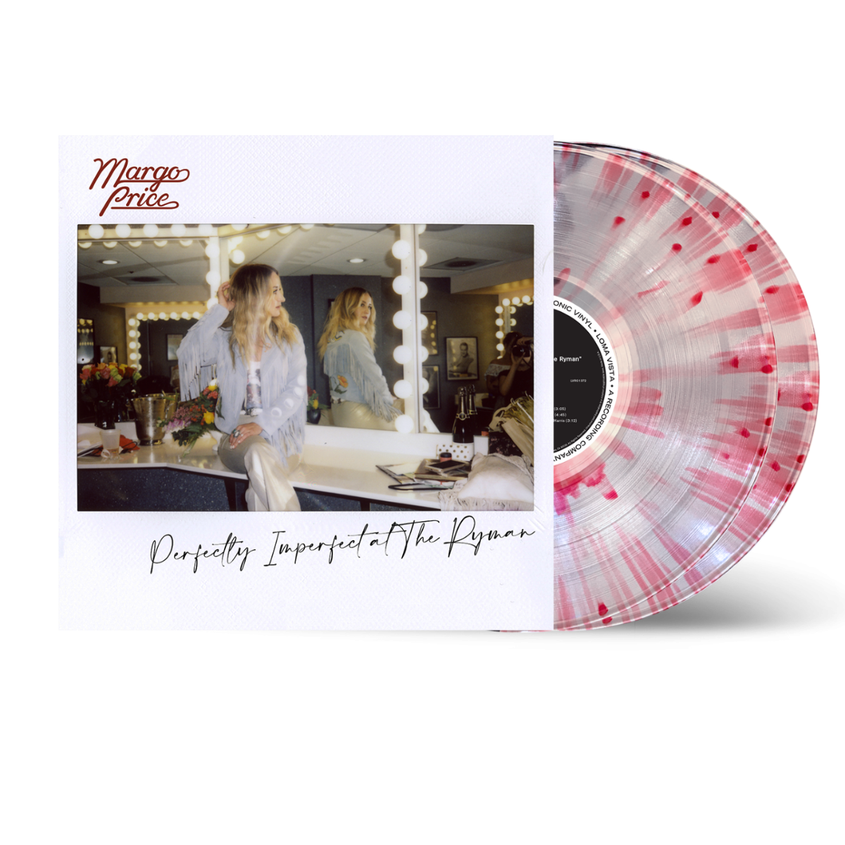 Margo Price - Perfectly Imperfect At The Ryman [Clear w/ Red Splatter 2 LP] - Vinyl