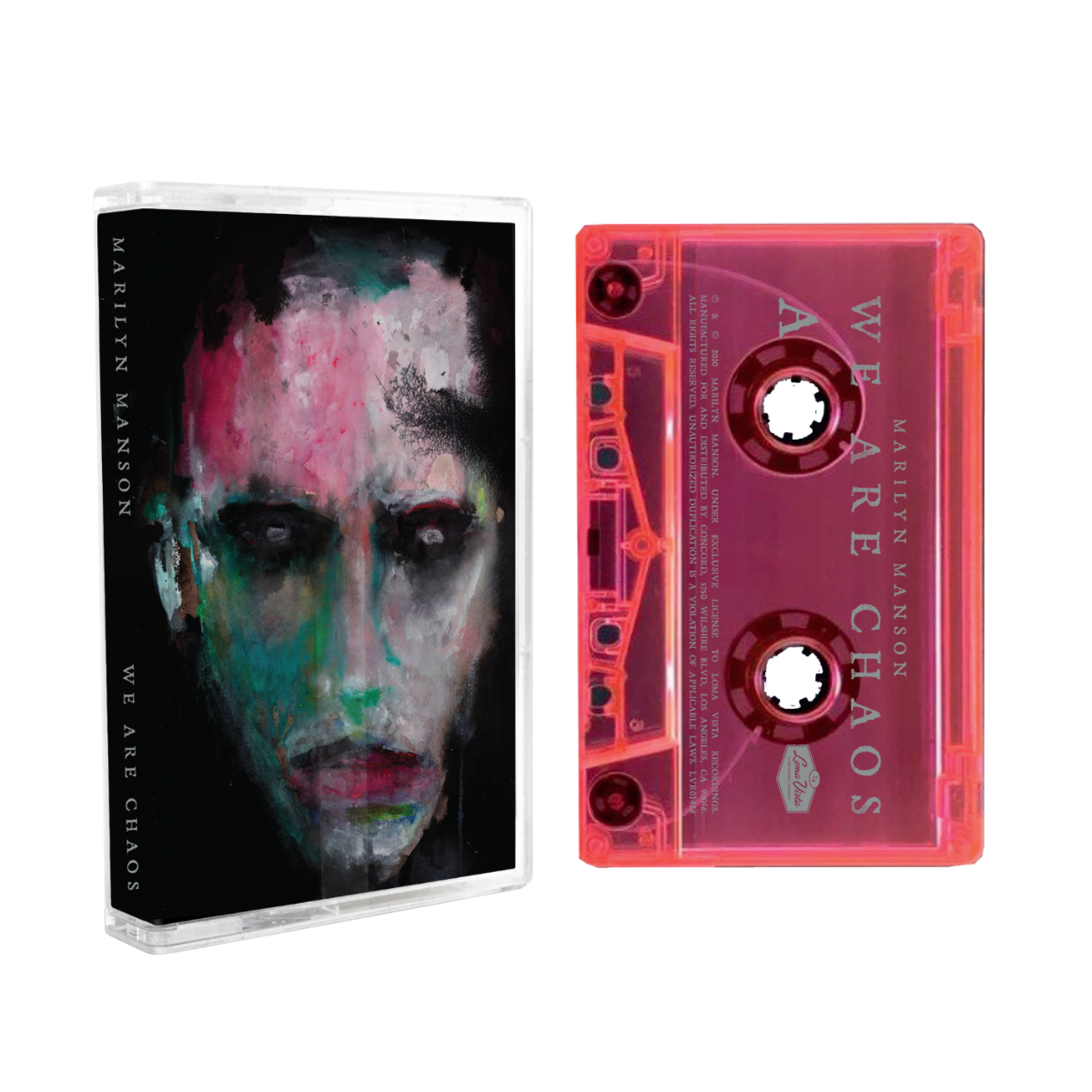 Marilyn Manson - WE ARE CHAOS [Fluorescent Pink Cassette] - Cassette