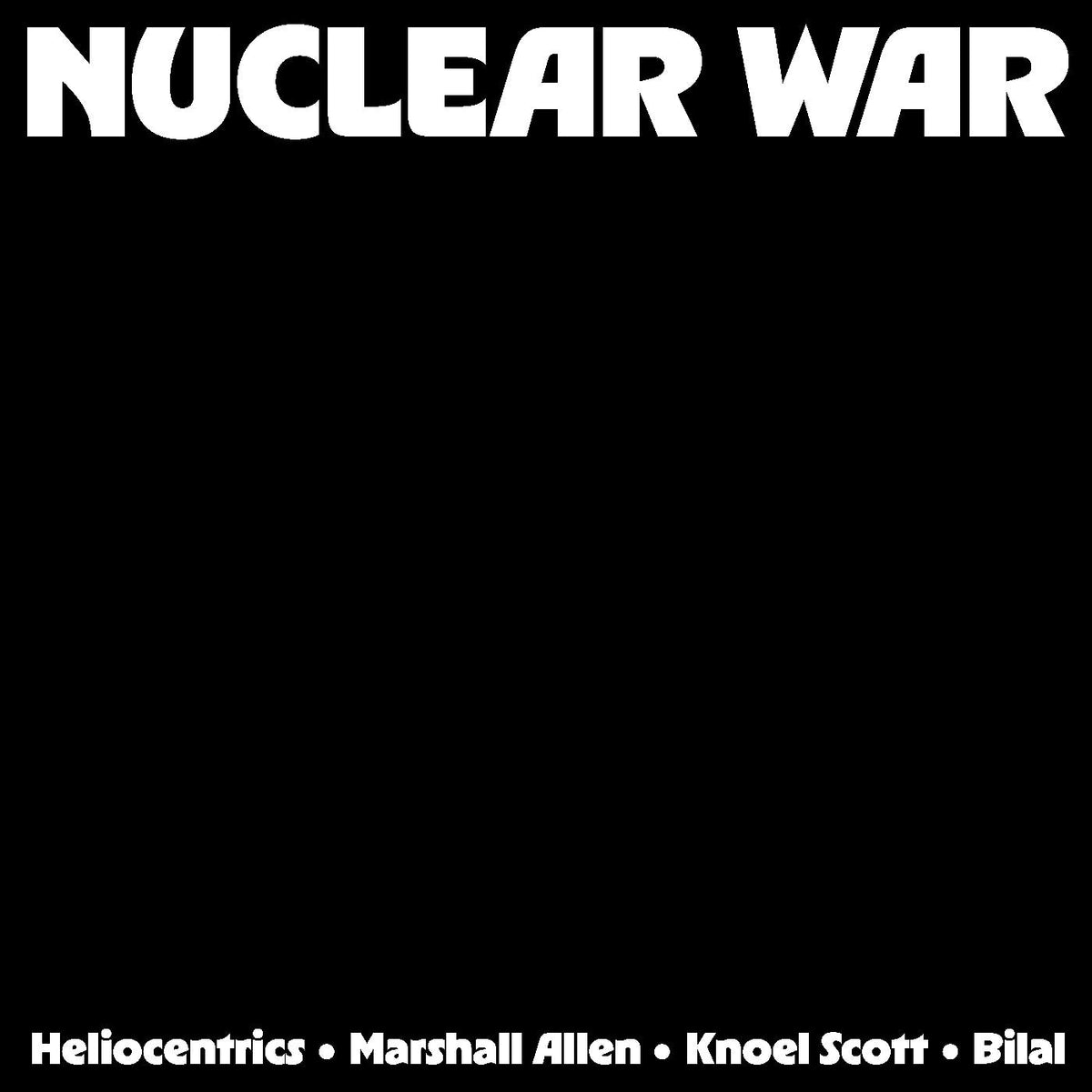 Marshall Allen And Knoel Scott Ft. Bilal Heliocent - Nuclear War (Indie Exclusive Yellow & Orange Vinyl) - Vinyl