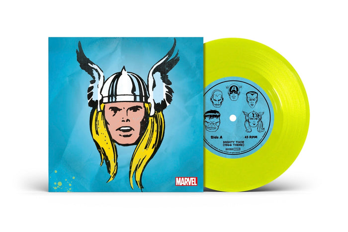Marvel Chorus - Mighty Thor (1966 Theme) / Merry Marvel Marching Society [Translucent Yellow 7" Single] - Vinyl