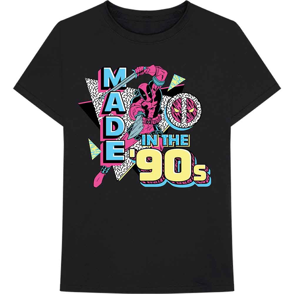 Marvel Comics - Deadpool Made In The 90s - T-Shirt Black