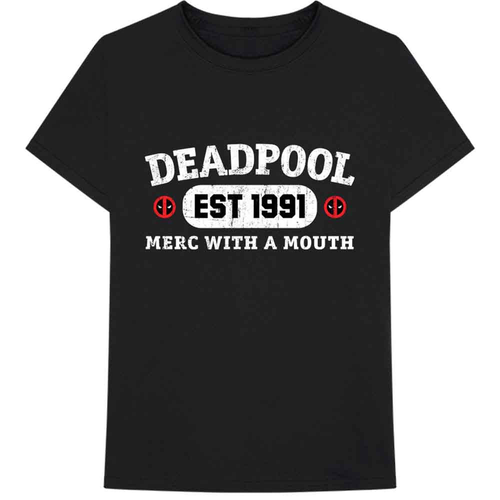 Marvel Comics - Deadpool Merc With A Mouth - T-Shirt Black