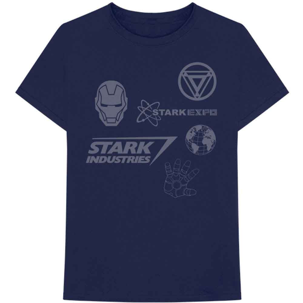 Marvel Comics - Iron Man Stark Expo - T-Shirt Blue