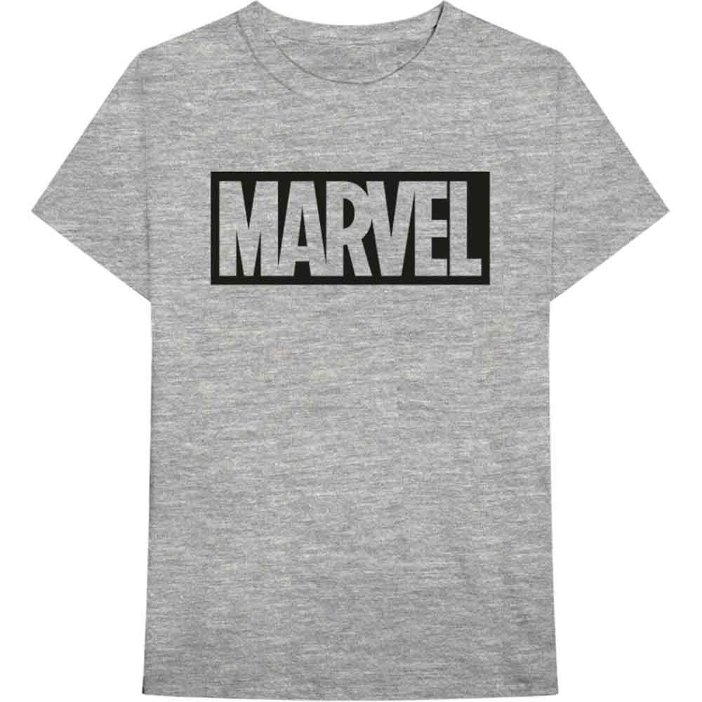 Marvel Comics - Logo - T-Shirt Grey