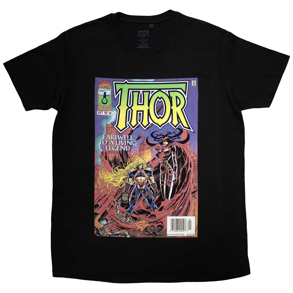 Marvel Comics - Thor Living Legend Comic Cover - Black