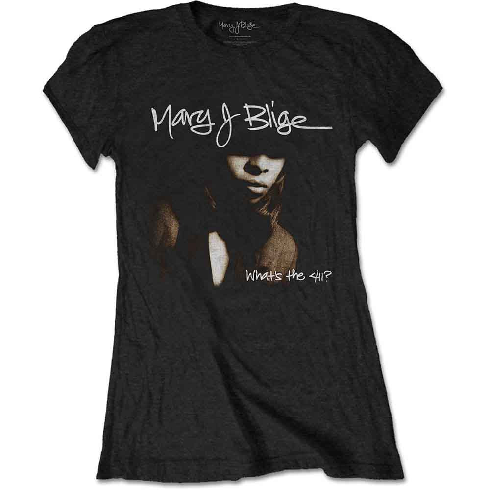 Mary J Blige - Cover - T-Shirt Black