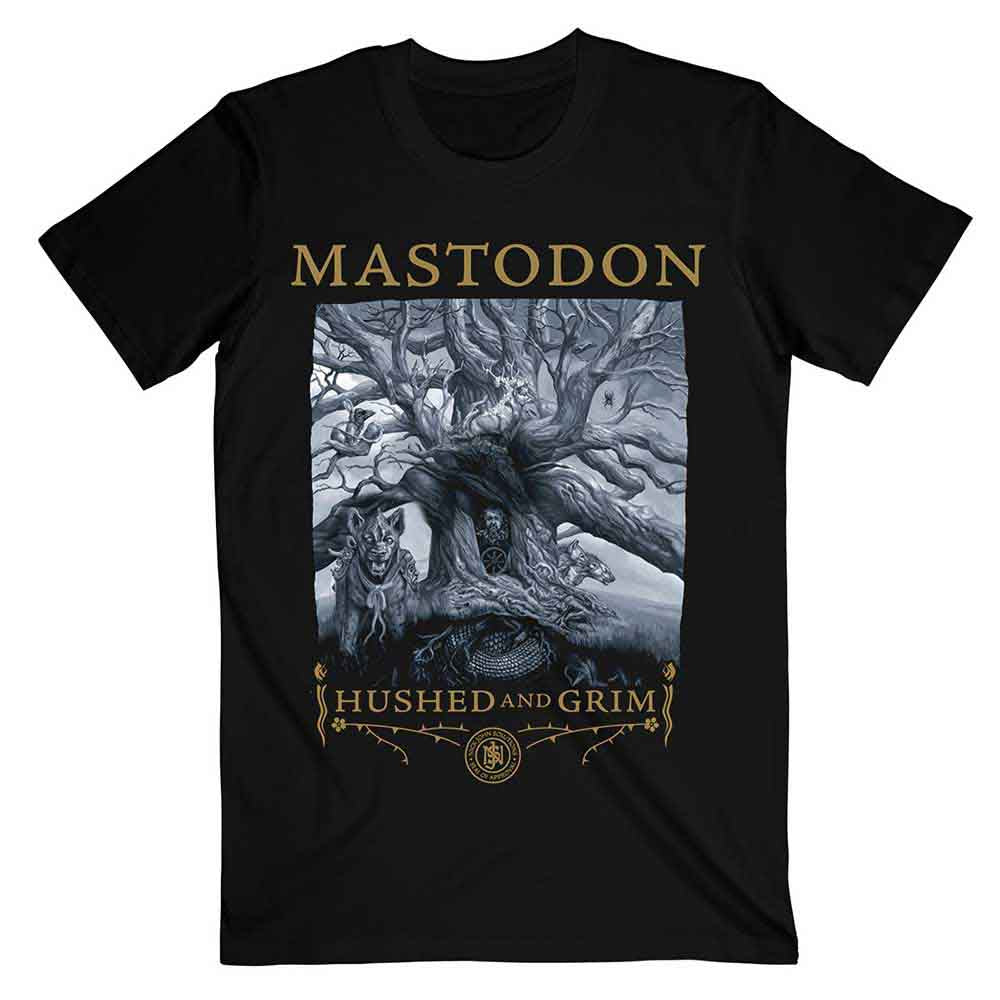 Mastodon - Hushed & Grim Cover - T-Shirt Black