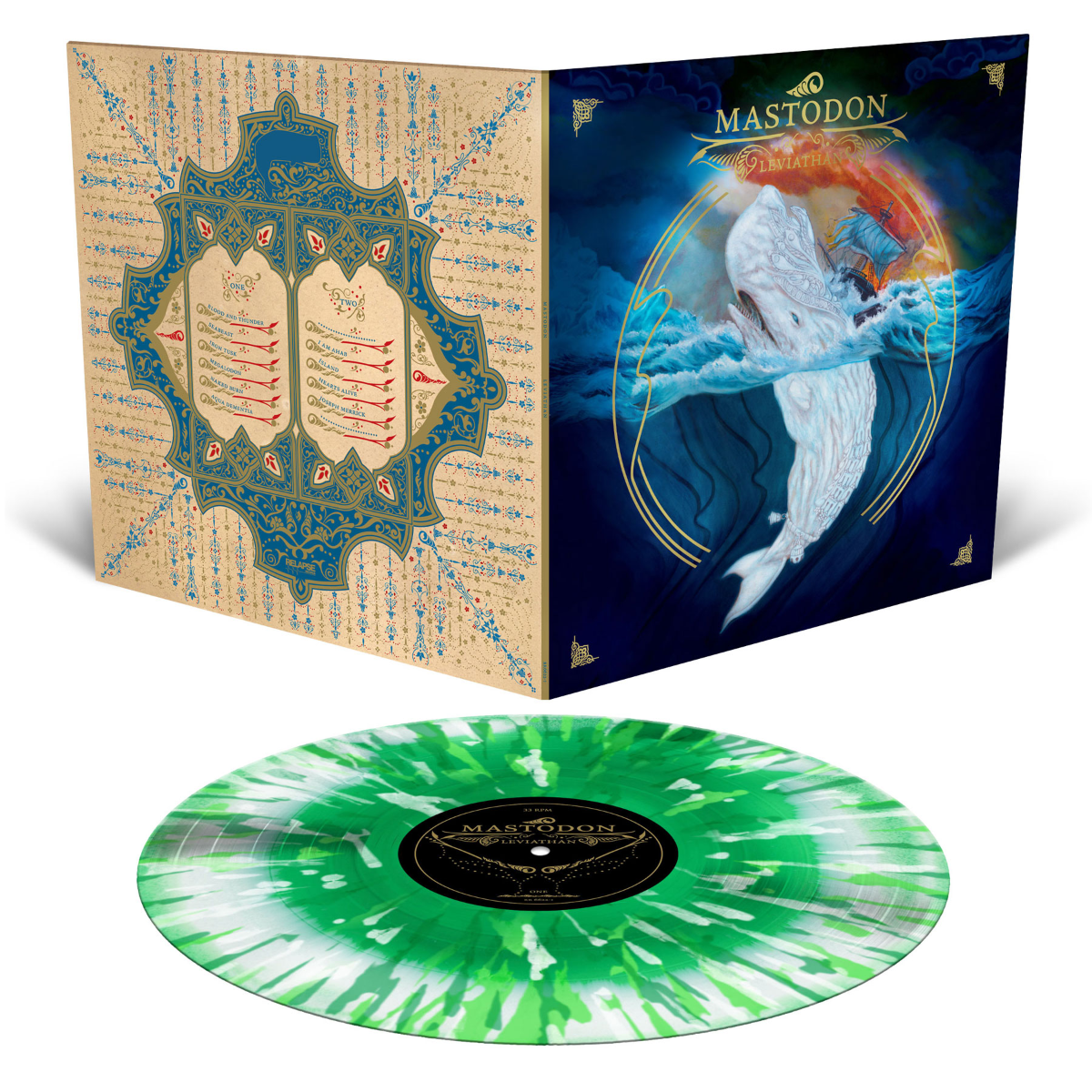 Mastodon - Leviathan: 20th Anniversary Edition (Colored Vinyl, White, Green, Splatter) - Vinyl