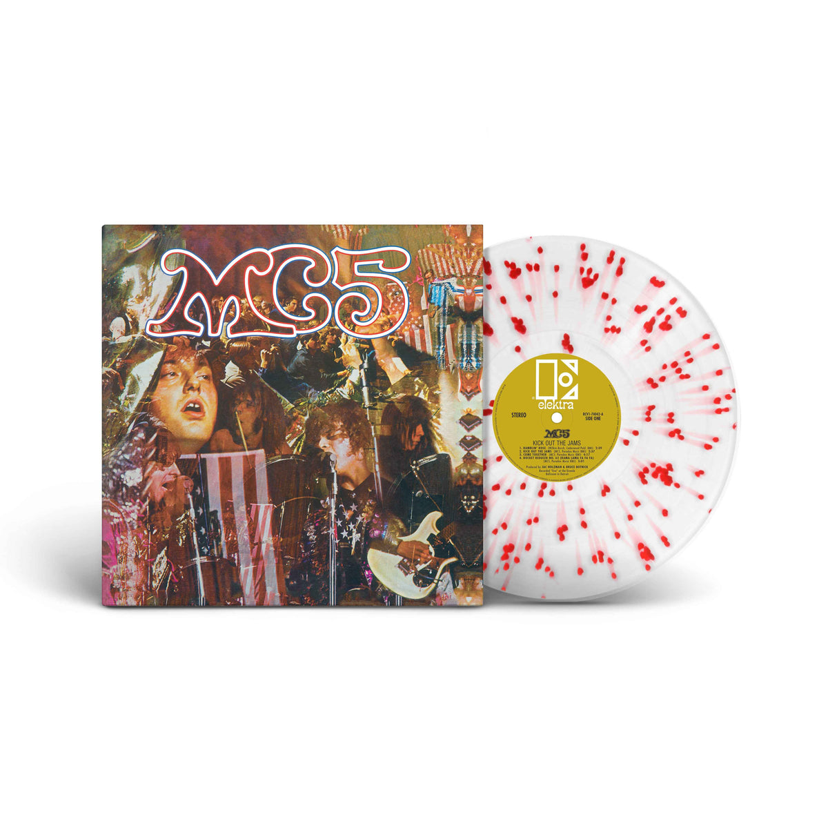 MC5 - Kick Out The Jams (ROCKTOBER) (Ultra Clear / Red Splatter Vinyl) - Vinyl