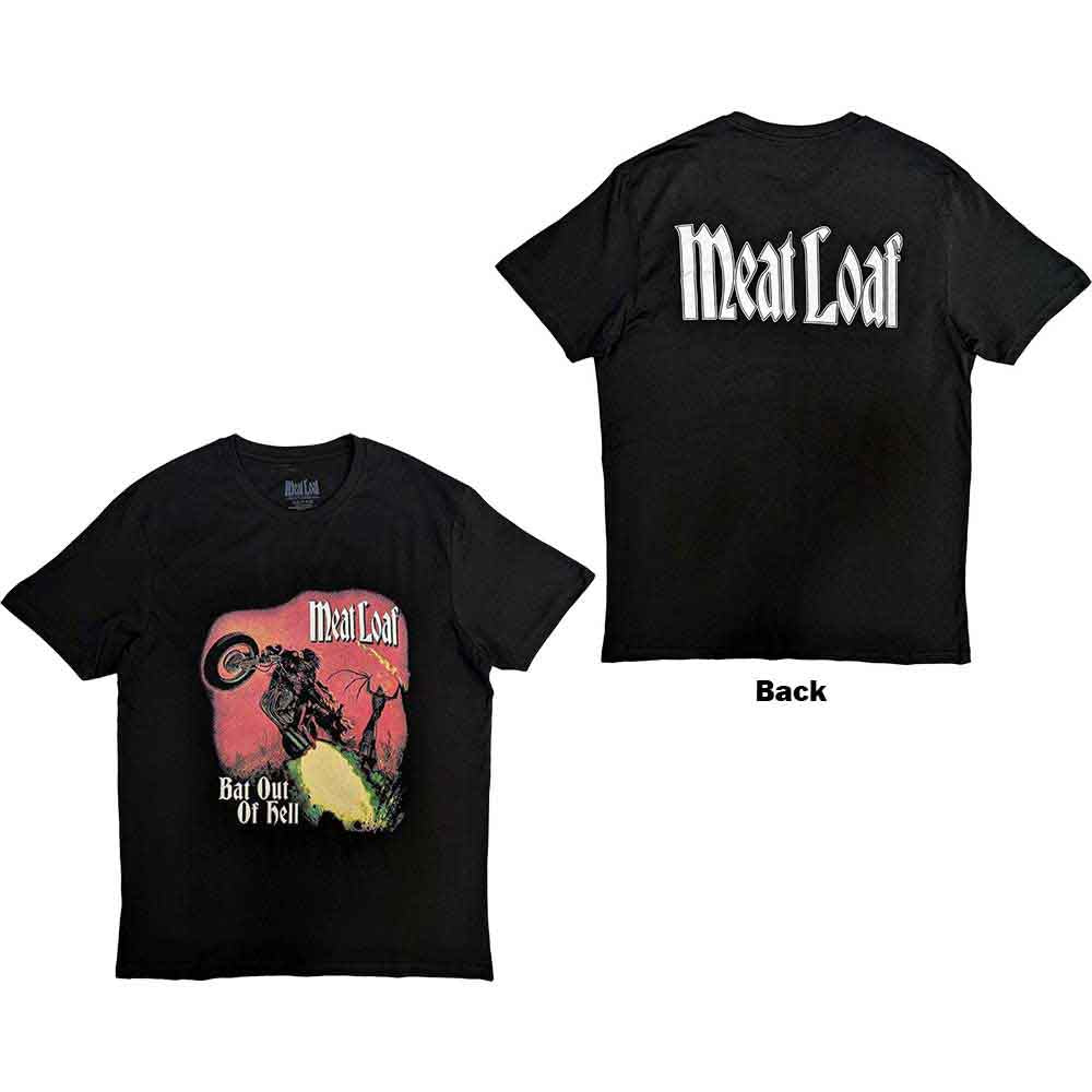 Meat Loaf - Bat Out Of Hell Cover - T-Shirt Black