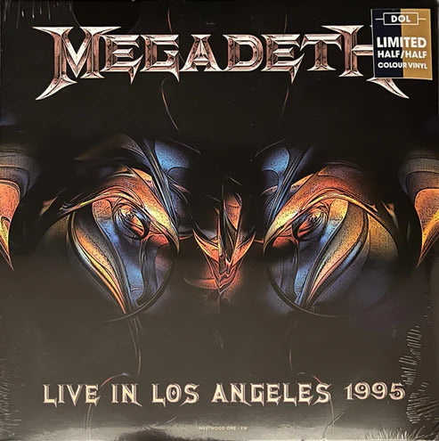 Megadeth - Live In Los Angeles 1995 (Limited Half-Half Royal Blue/Gold Vinyl) - Vinyl