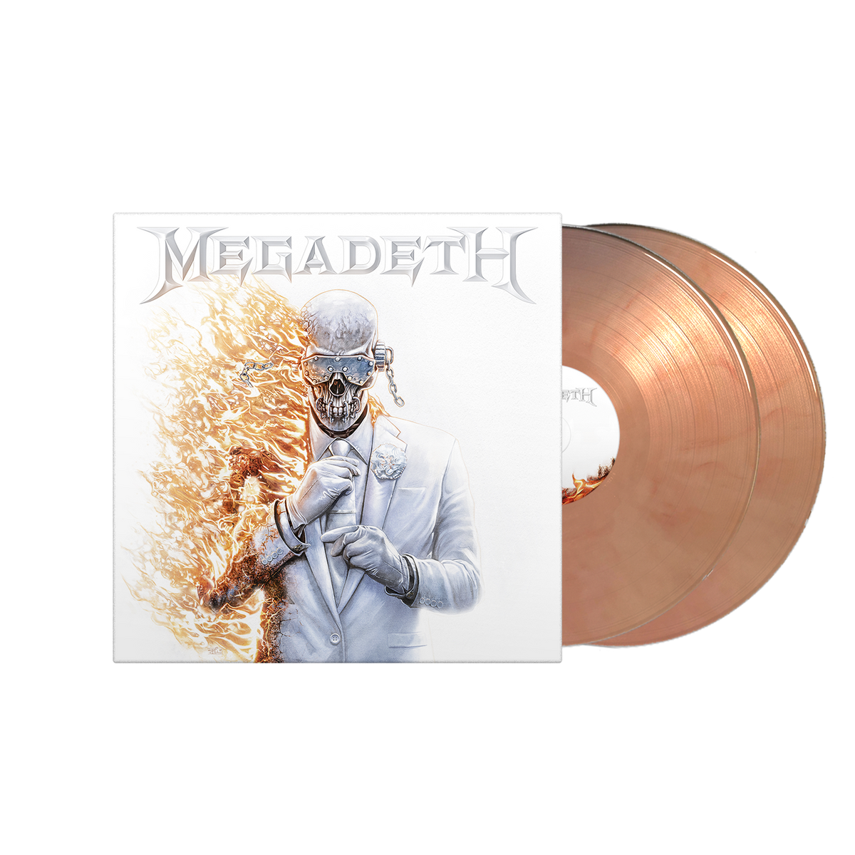 Megadeth - Megadeth (Indie Exclusive) [White Orange Marble] [2LP] - Vinyl