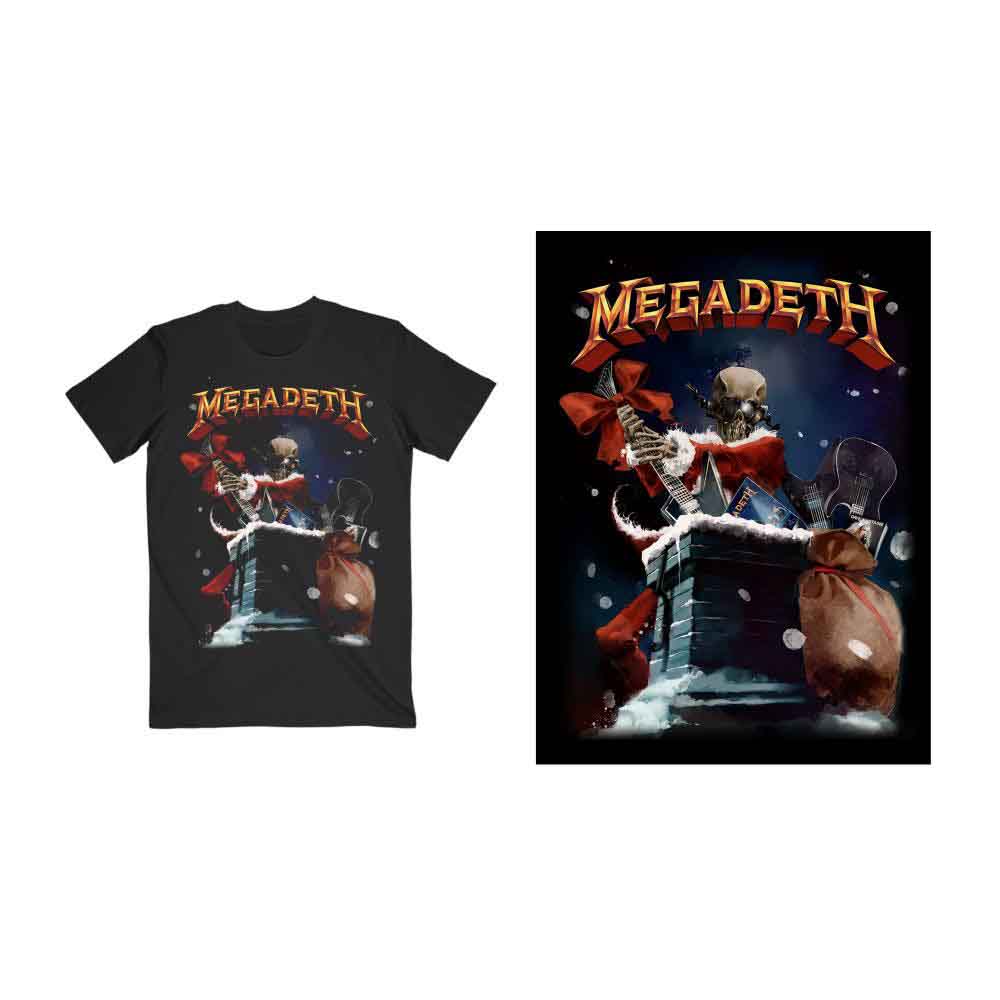 Megadeth - Santa Vic Chimney - Black