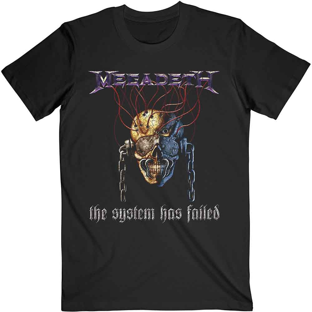 Megadeth - Systems Fail - T-Shirt Black