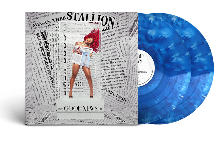 Megan Thee Stallion - Good News [Explicit Content] (Colored Vinyl, Blue, White, Indie Exclusive) (2 Lp's) - Vinyl