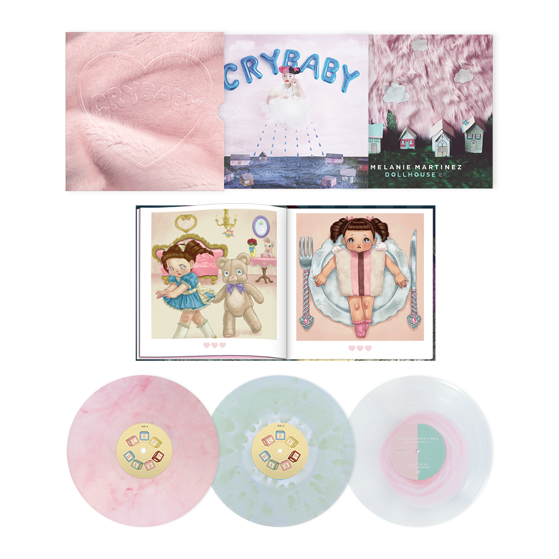 Melanie Martinez - Cry Baby: 10th Anniversary Edition (Clear Vinyl, Coke Bottle Green, Pink, Special Edition) (3 Lp's) - Vinyl