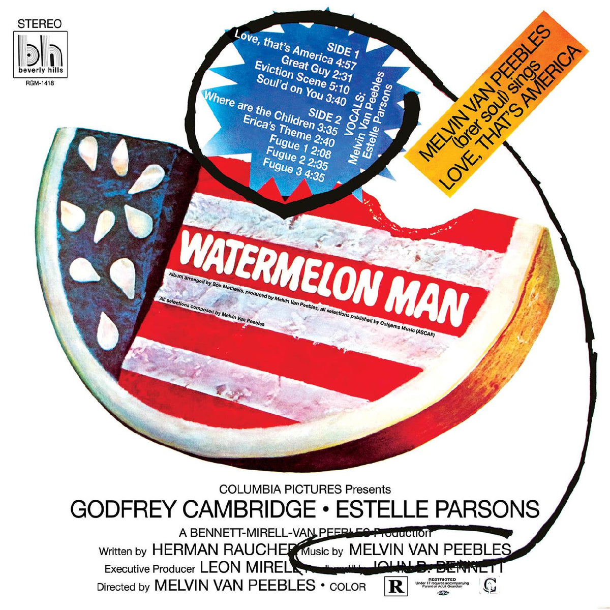 Melvin Van Peebles - Watermelon Man (GREEN "WATERMELON SKIN" VINYL) - Vinyl