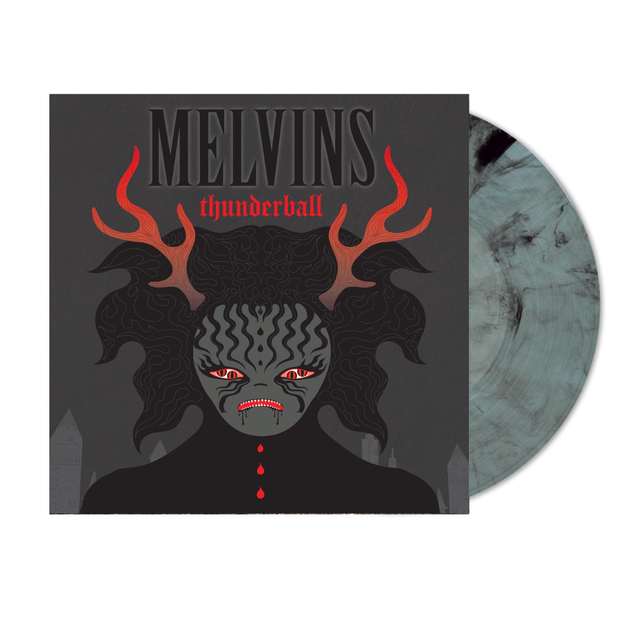 MELVINS - Thunderball (Indie Exclusive) (Smoke Is A Color) (Marbled Grey Vinyl) - Vinyl