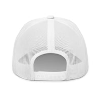Merch Moment - Anthrax - Black on White Trucker HD Embroidered Hat -