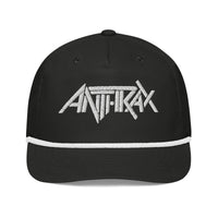 Merch Moment - Anthrax - Roped Snapback HD Embroidered Hat -