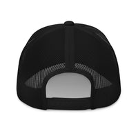 Merch Moment - Anthrax - White on Black Trucker HD Embroidered Hat -