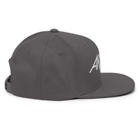Merch Moment - Anthrax - White on Gray Snapback HD Embroidered Hat -