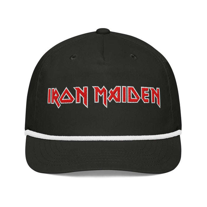 Merch Moment - Iron Maiden - Roped Snapback HD Embroidered Hat -