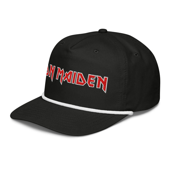 Merch Moment - Iron Maiden - Roped Snapback HD Embroidered Hat -