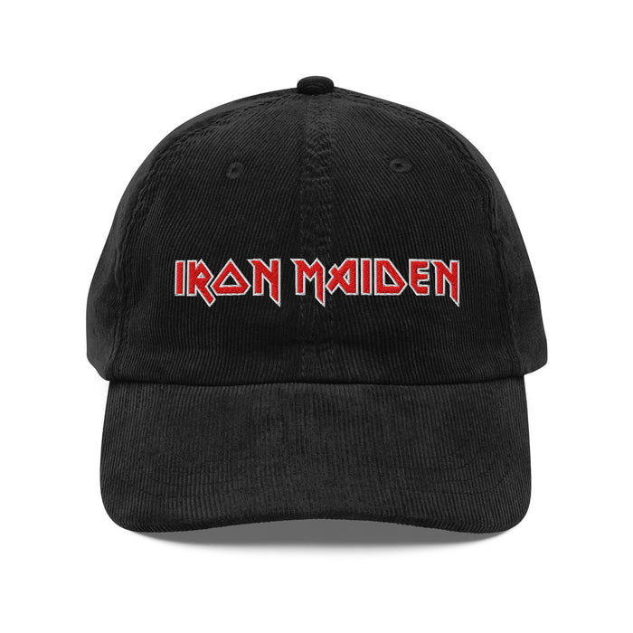 Merch Moment - Iron Maiden - Vintage Corduroy HD Embroidered Cap -