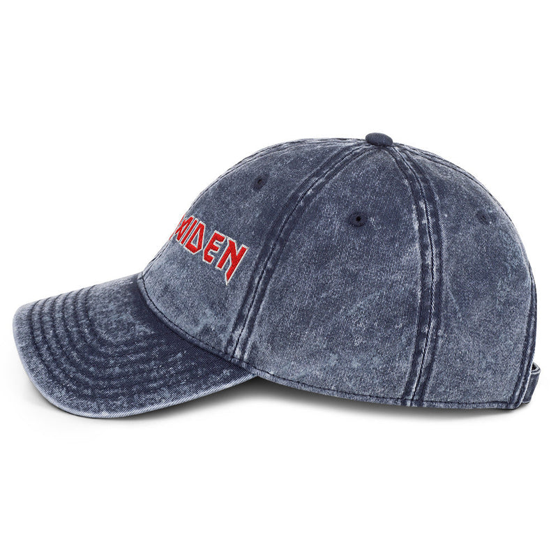 Merch Moment - Iron Maiden - Vintage Cotton Twill HD Embroidered Cap -