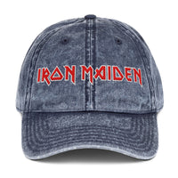 Merch Moment - Iron Maiden - Vintage Cotton Twill HD Embroidered Cap -