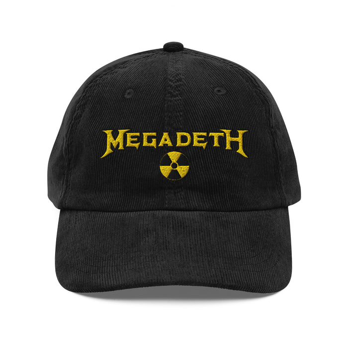 Merch Moment - MegaDeth - Vintage Corduroy HD Embroidered Cap -