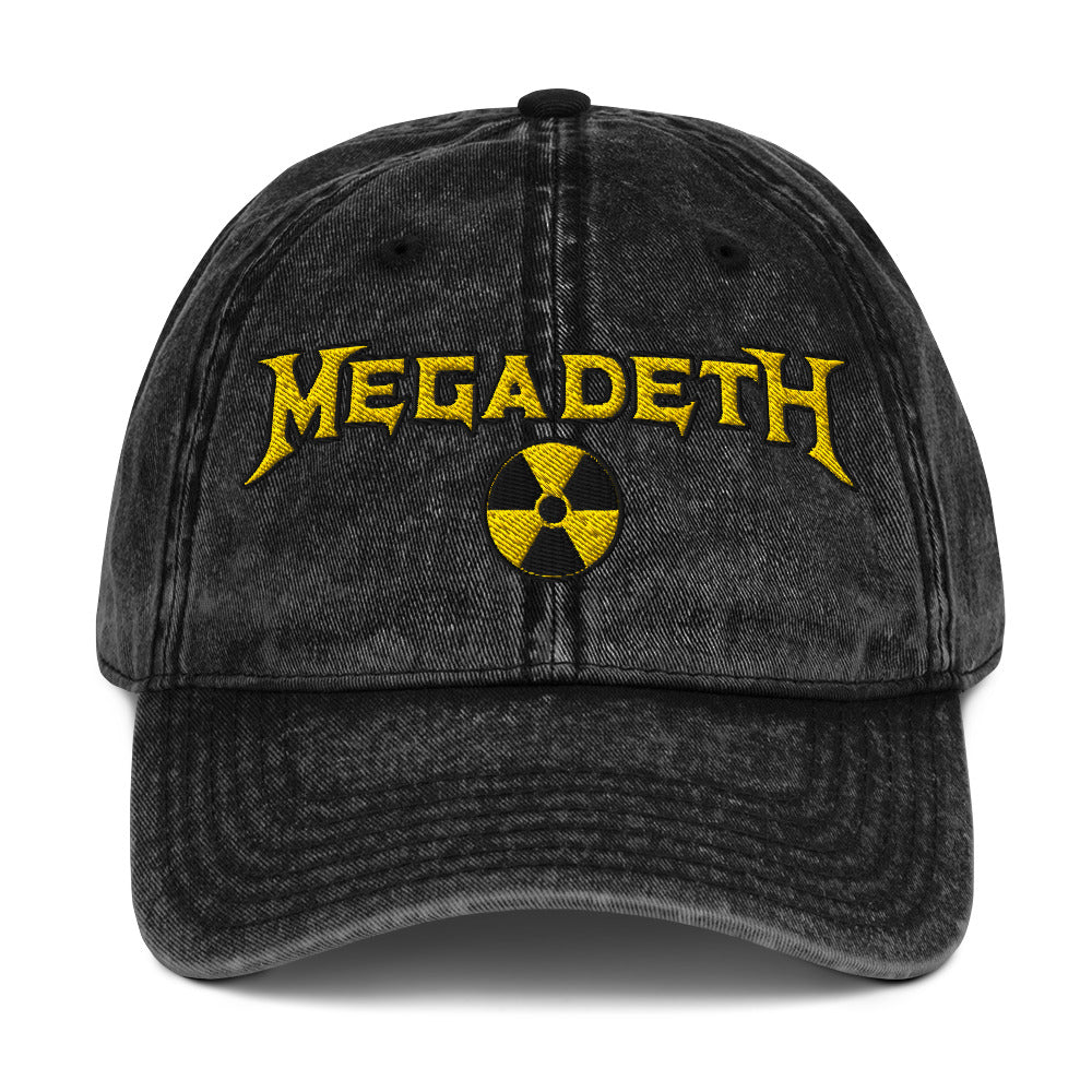 Merch Moment - MegaDeth - Vintage Cotton Twill HD Embroidered Cap -