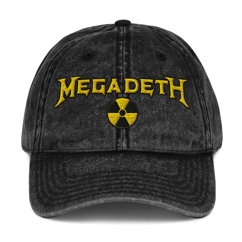Merch Moment - MegaDeth - Vintage Cotton Twill HD Embroidered Cap -
