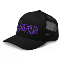 Merch Moment - Misfits - Purple Drip Logo Trucker HD Embroidered Hat -