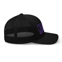 Merch Moment - Misfits - Purple Drip Logo Trucker HD Embroidered Hat -