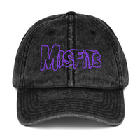 Merch Moment - Misfits - Vintage Cotton Twill HD Embroidered Cap -