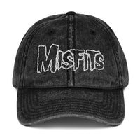 Merch Moment - Misfits - Vintage Cotton Twill HD Embroidered Cap -