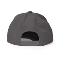 Merch Moment - Misfits - White on Gray Snapback HD Embroidered Hat -
