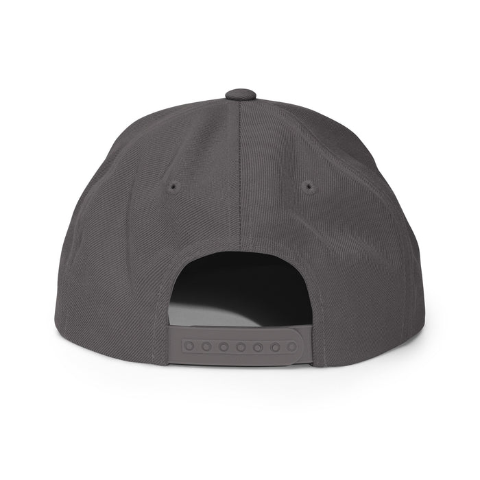 Merch Moment - Misfits - White on Gray Snapback HD Embroidered Hat -