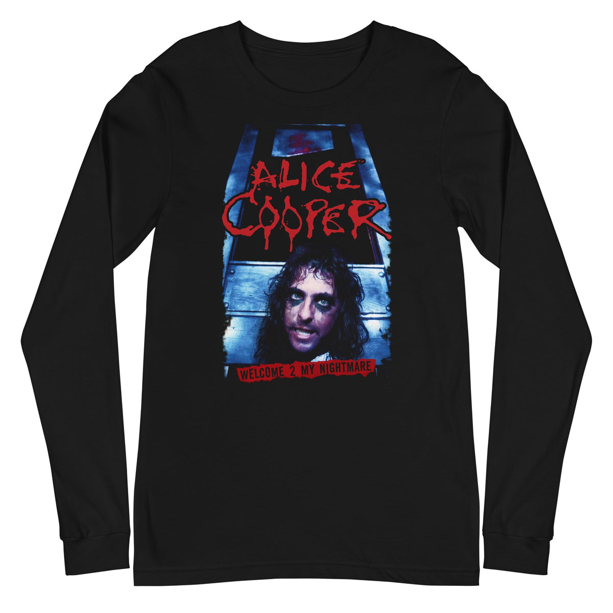 Alice Cooper - Nightmare Long Sleeve T-Shirt - Black